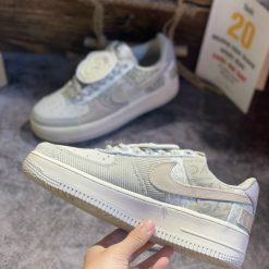 Giày Nike Air Force 1 Low Travis Scott ‘Grey White’