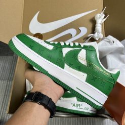 Giày Nike Force 1 Louis Vuittion Green Like Auth
