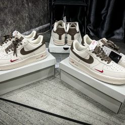 Giày Nike Air Force 1 White Brown  Siêu Cấp