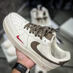 Giày Nike Air Force 1 White Brown  Siêu Cấp