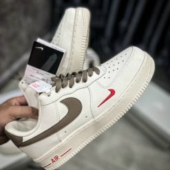 Giày Nike Air Force 1 White Brown  Siêu Cấp