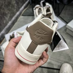 Giày Nike Air Force 1 White Brown  Siêu Cấp