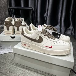 Giày Nike Air Force 1 White Brown  Siêu Cấp