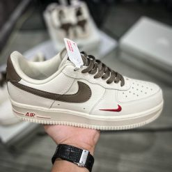 Giày Nike Air Force 1 White Brown  Siêu Cấp