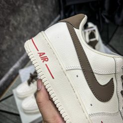 Giày Nike Air Force 1 White Brown  Siêu Cấp