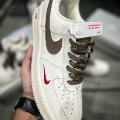 Giày Nike Air Force 1 White Brown  Siêu Cấp