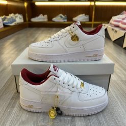 Giày Nike Force 1 White Red Siêu Cấp