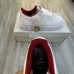 Giày Nike Force 1 White Red Siêu Cấp