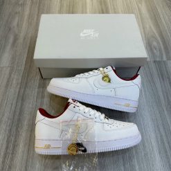 Giày Nike Force 1 White Red Siêu Cấp