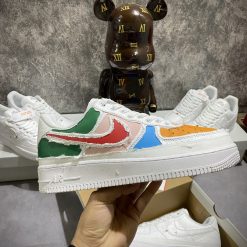 Giày Nike Force 1 Xé Like auth