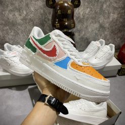 Giày Nike Force 1 Xé Like auth