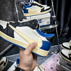 Giày Nike Travis Scott X Air Jordan 1 Low OG Fragment Like Auth