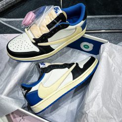 Giày Nike Travis Scott X Air Jordan 1 Low OG Fragment Like Auth