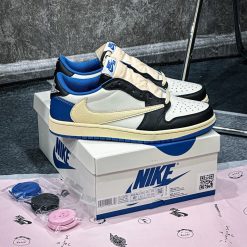 Giày Nike Travis Scott X Air Jordan 1 Low OG Fragment Like Auth