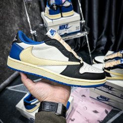 Giày Nike Travis Scott X Air Jordan 1 Low OG Fragment Like Auth